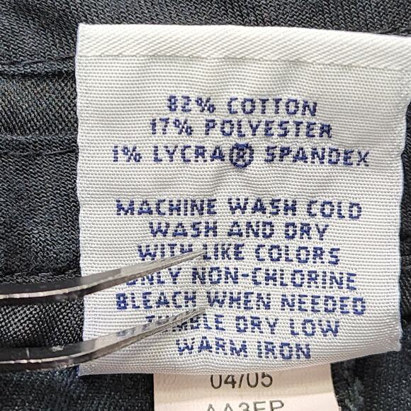 Gap Pants Mens 34X32 Gray Chino Straight Leg Stretch Casual Preppy Y2K Office - Picture 6 of 12